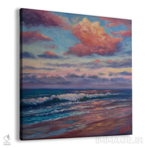 تابلو آخرین نور در ساحل کولوم کویینزلند اثر کریستوفر ویدال - نمای پرسپکتیو محصول