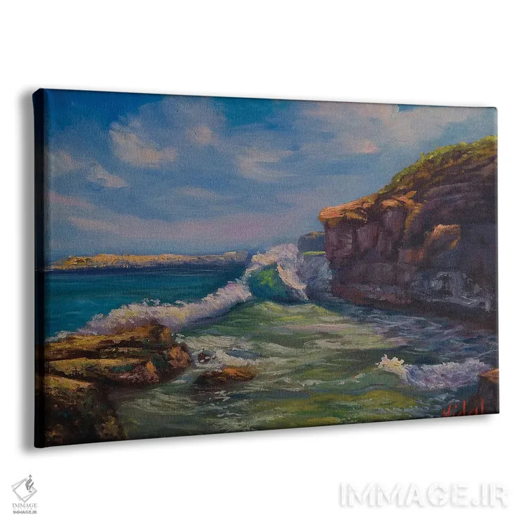 تابلو امواج نزدیک ساحل کیوز سنترال کوست نیو ساوت ولز اثر کریستوفر ویدال - نمای پرسپکتیو محصول