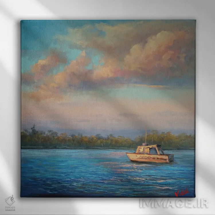 تابلو روزی دیگر اثر کریستوفر ویدال - نمای روبهرو روی دیوار