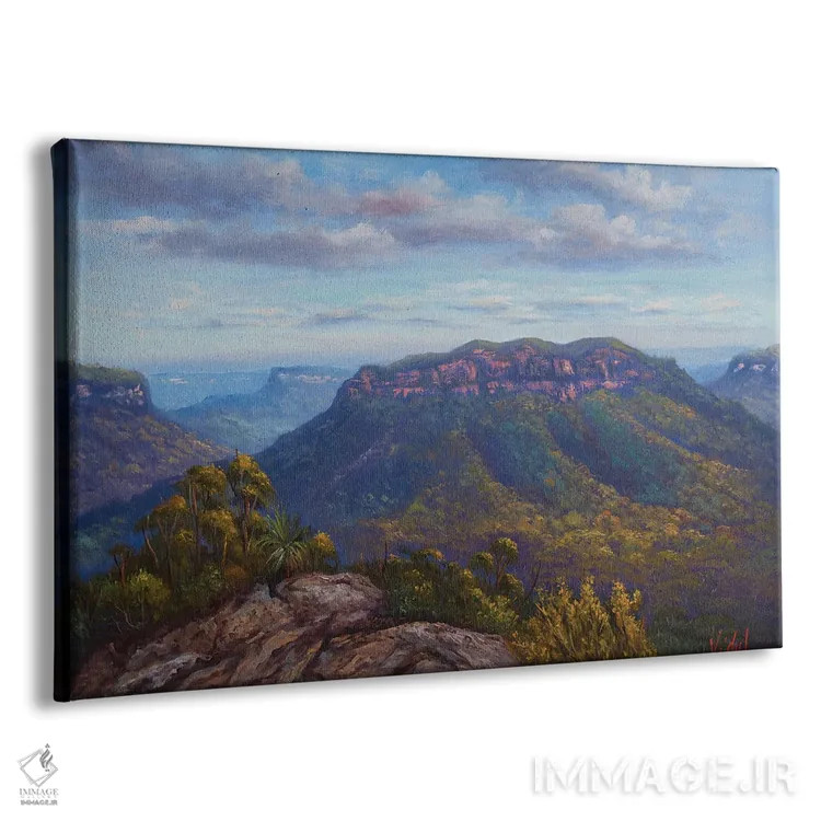 تابلو کوه سولیتری از سوی سوبلایم پوینت اثر کریستوفر ویدال - نمای پرسپکتیو محصول