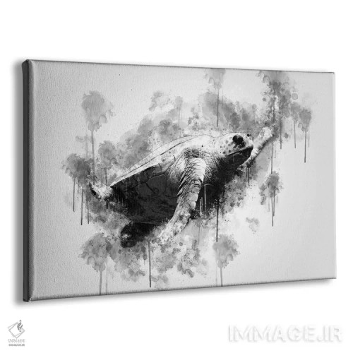 تابلو لاکپشت دریایی اثر کورنل ولاد - نمای پرسپکتیو محصول