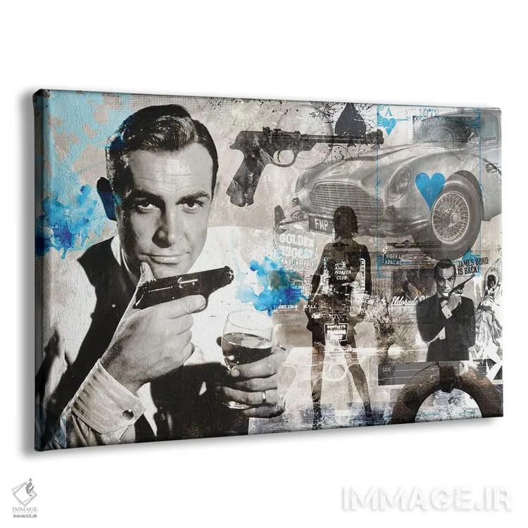 تابلو جیمز باند بازگشته است اثر کارولین وندلین - نمای پرسپکتیو محصول