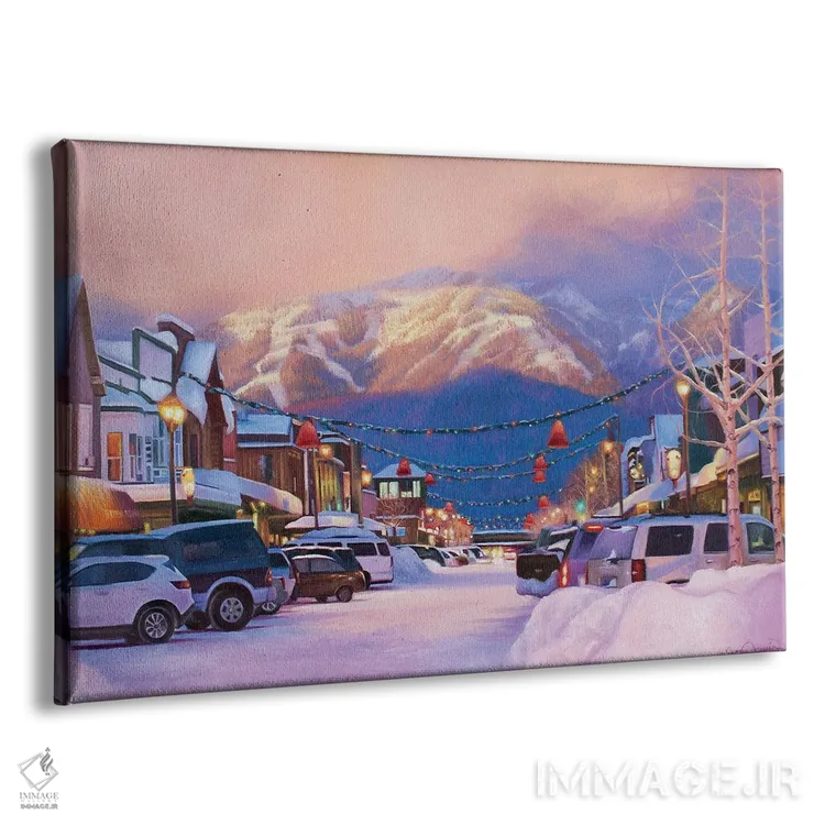 تابلو کوه بزرگ اثر جیمز کوروین - نمای پرسپکتیو محصول