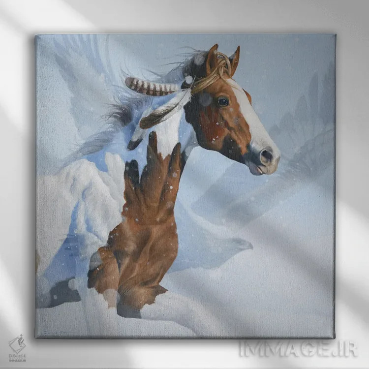 تابلو روح II اثر جیمز کوروین - نمای روبهرو روی دیوار