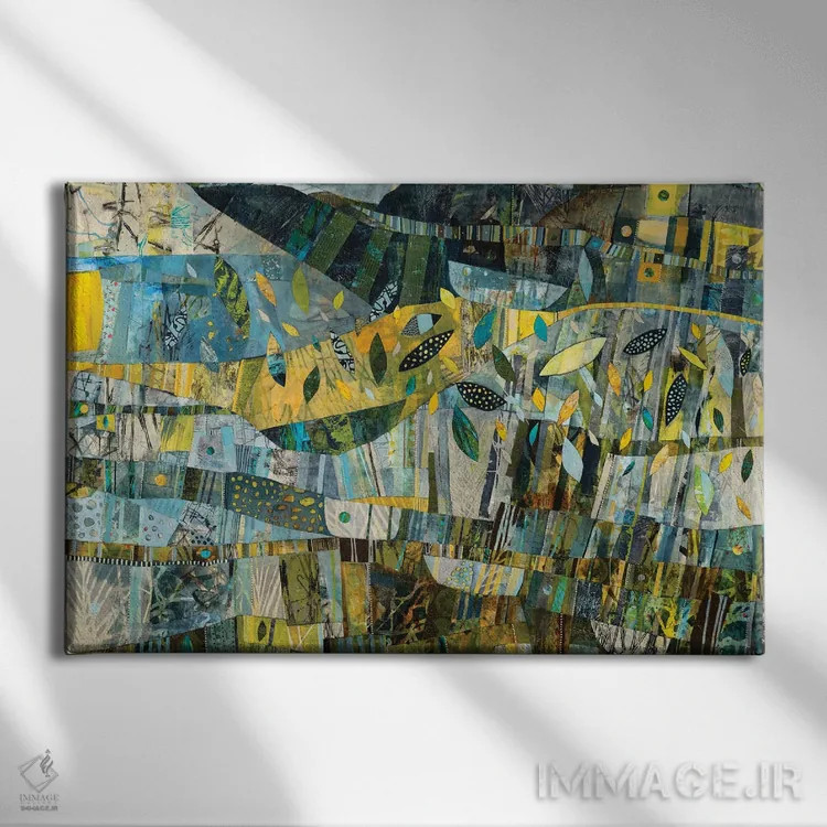 تابلو پیادهرو چوبی اثر شارلوت ونسلی - نمای روبهرو روی دیوار