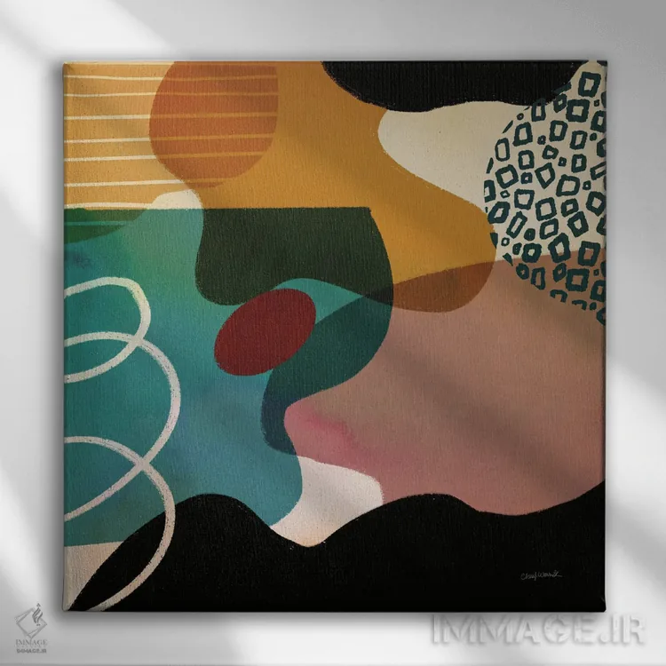 تابلو تنوع III اثر شریل واریک - نمای روبهرو روی دیوار