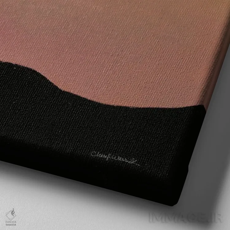 تابلو تنوع III اثر شریل واریک - نمای نزدیک بافت بوم