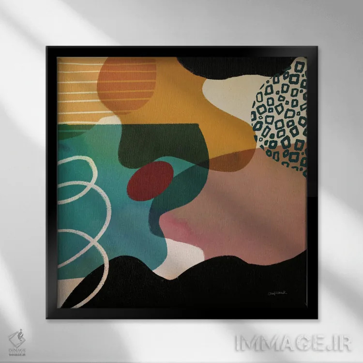 تابلو تنوع III اثر شریل واریک - نمای قابدار مشکی