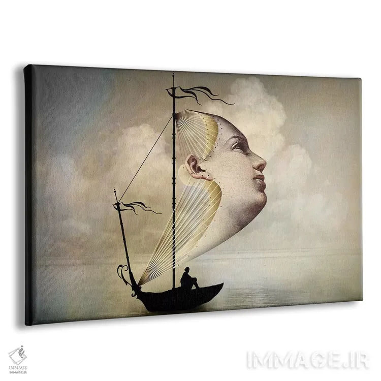 تابلو در مسیر خانه اثر کاترین ولز-استاین (هنرمند فتومانتیج آلمانی) - نمای پرسپکتیو محصول