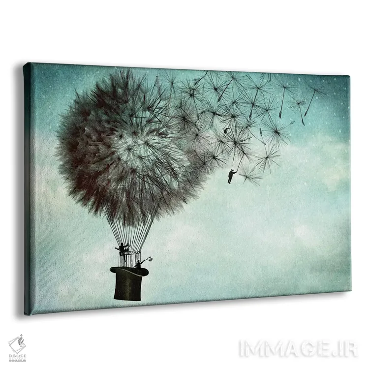 تابلو خداحافظی مردان کسبوکار اثر کاترین ولز-استاین (هنرمند فتومانتیج آلمانی) - نمای پرسپکتیو محصول