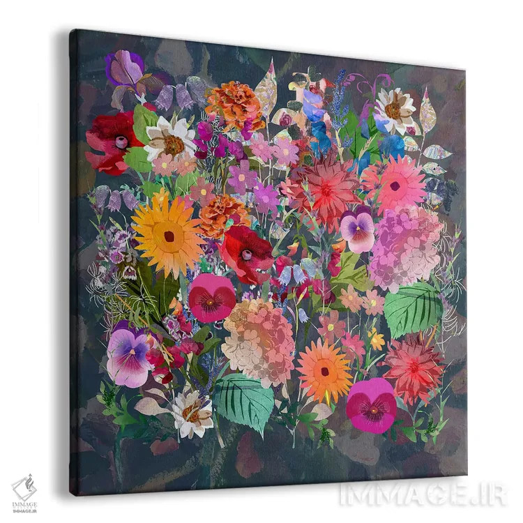 تابلو گلدار اثر کلر وستوود - نمای پرسپکتیو محصول