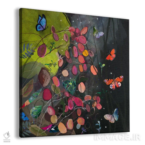 تابلو پروانهها اثر کلر وستوود - نمای پرسپکتیو محصول