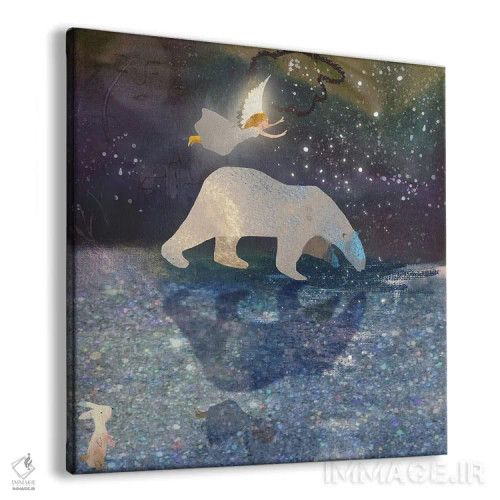 تابلو خرس و پری اثر کلر وستوود - نمای پرسپکتیو محصول