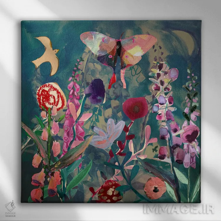 تابلو عشق تابستانی اثر کلر وستوود - نمای روبهرو روی دیوار