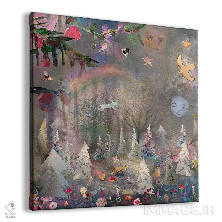 تابلو جنگلهای زمستانی اثر کلر وستوود - نمای پرسپکتیو محصول