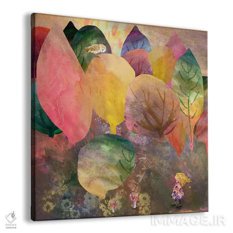 تابلو پاییز اثر کلر وستوود - نمای پرسپکتیو محصول