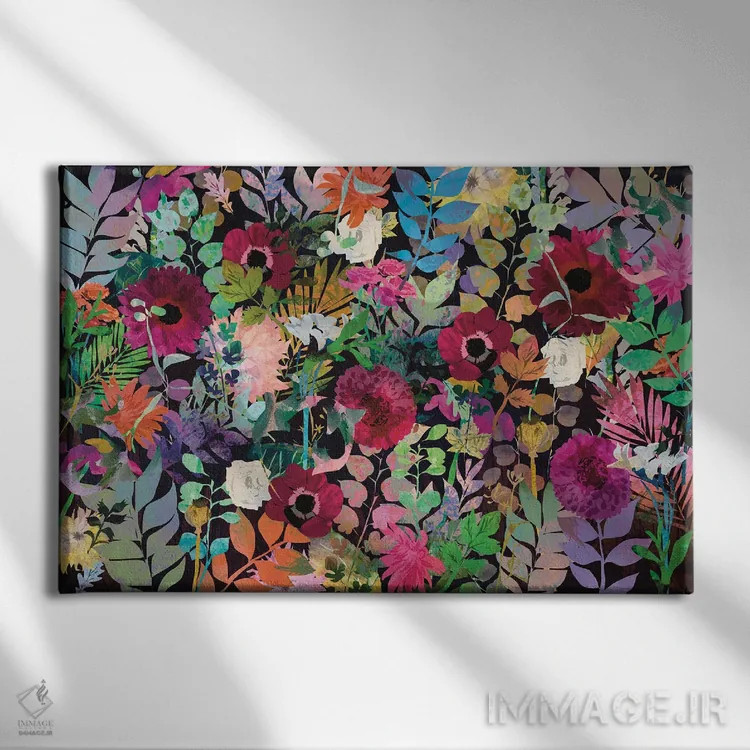 تابلو شقایق دریایی (گل دریایی) اثر کلر وستوود - نمای روبهرو روی دیوار