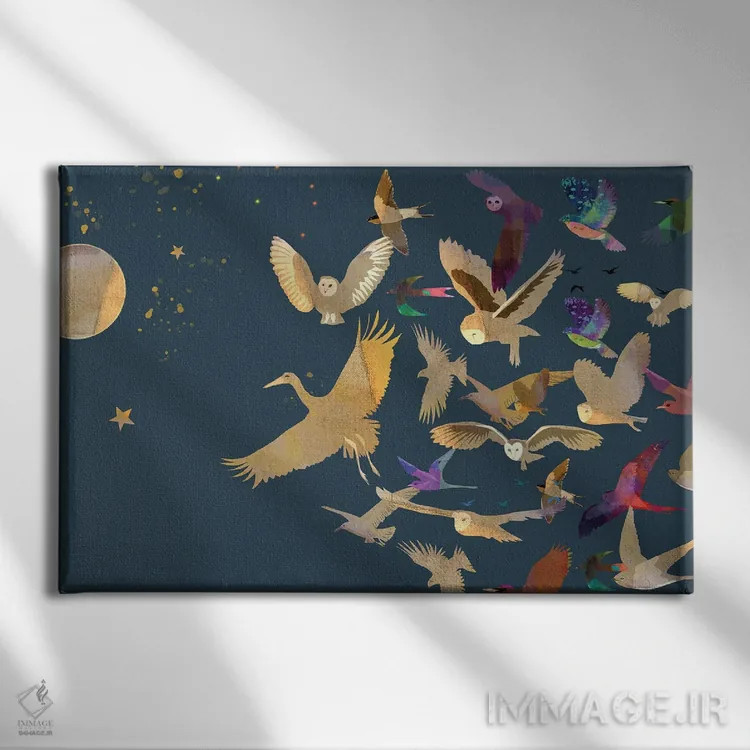 تابلو دنبال کن اثر کلر وستوود - نمای روبهرو روی دیوار