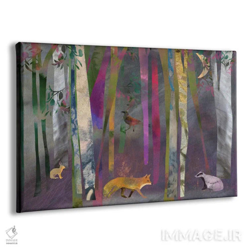 تابلو جنگل اثر کلر وستوود - نمای پرسپکتیو محصول