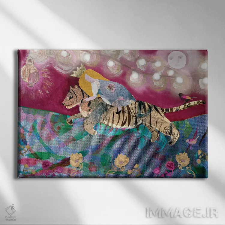 تابلو سال نو اثر کلر وستوود - نمای روبهرو روی دیوار