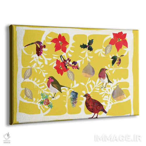 تابلو جشن زرد اثر کلر وستوود - نمای پرسپکتیو محصول