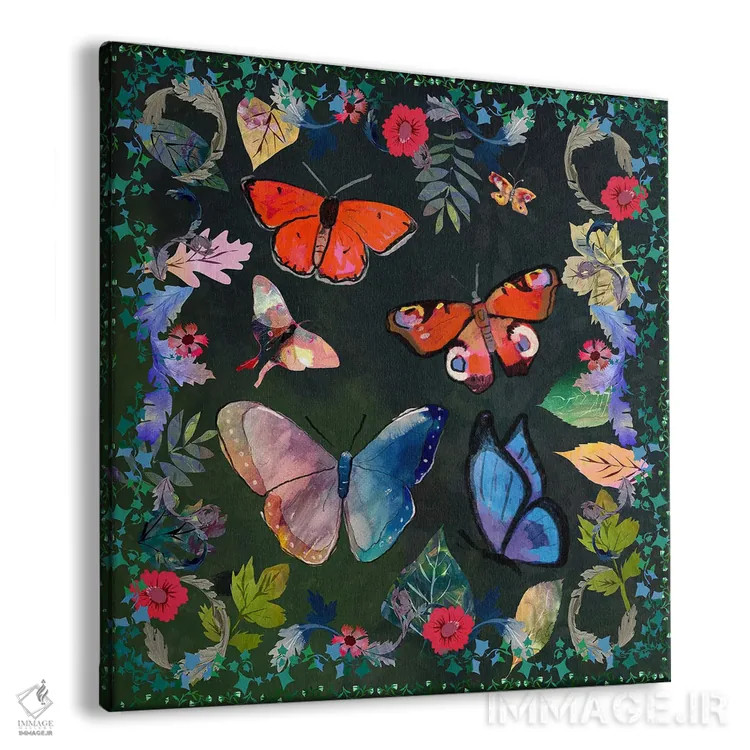 تابلو پروانه اثر کلر وستوود - نمای پرسپکتیو محصول