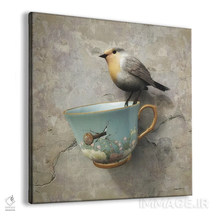 تابلو شکنندگی اثر سینتیا دکر - نمای پرسپکتیو محصول