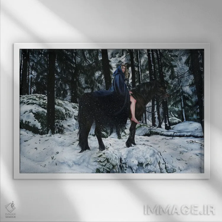 تابلو از درون اثر کریستینا ریجوی - نمای قابدار سفید