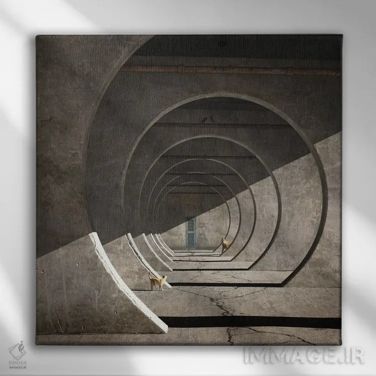 تابلو قایمموشک اثر سینتیا دکر - نمای روبهرو روی دیوار