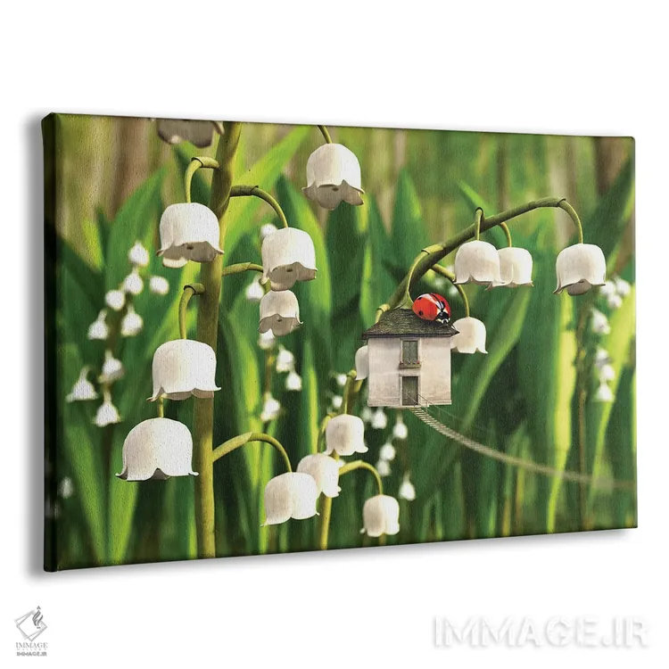 تابلو موگه (زنبق دره، نوع گل) اثر سینتیا دکر - نمای پرسپکتیو محصول