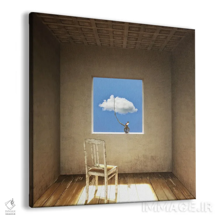 تابلو اتاق با منظره (روز) اثر سینتیا دکر - نمای پرسپکتیو محصول