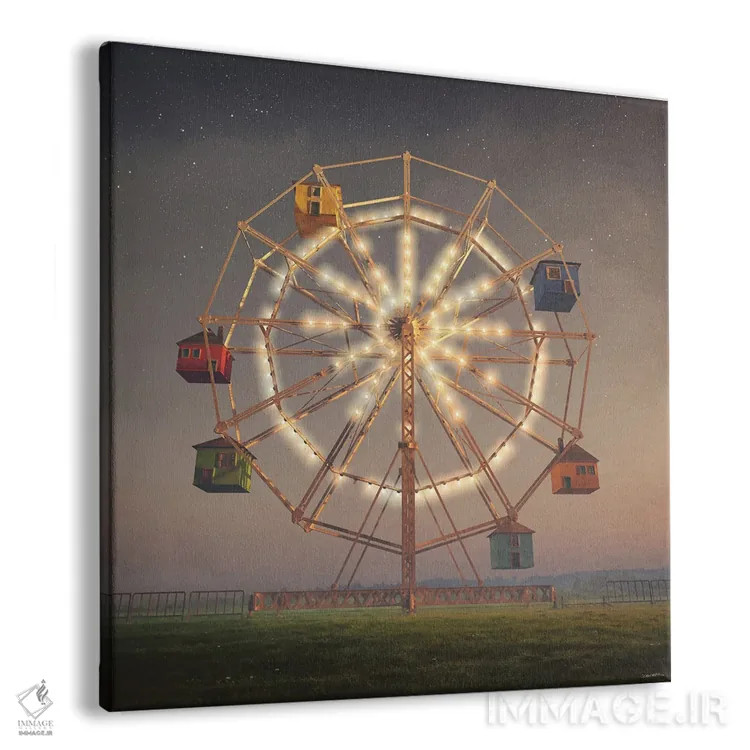 تابلو روز اسبابکشی اثر سینتیا دکر - نمای پرسپکتیو محصول