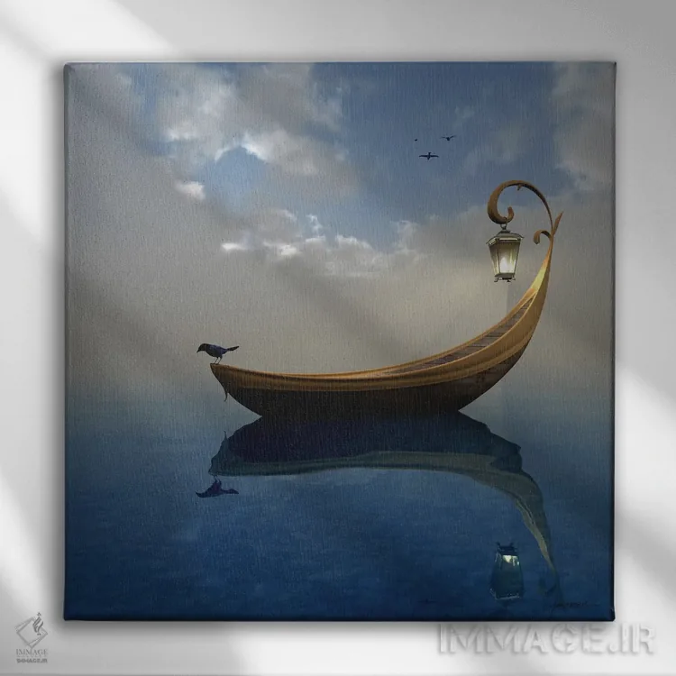 تابلو خودشیفتگی اثر سینتیا دکر - نمای روبهرو روی دیوار