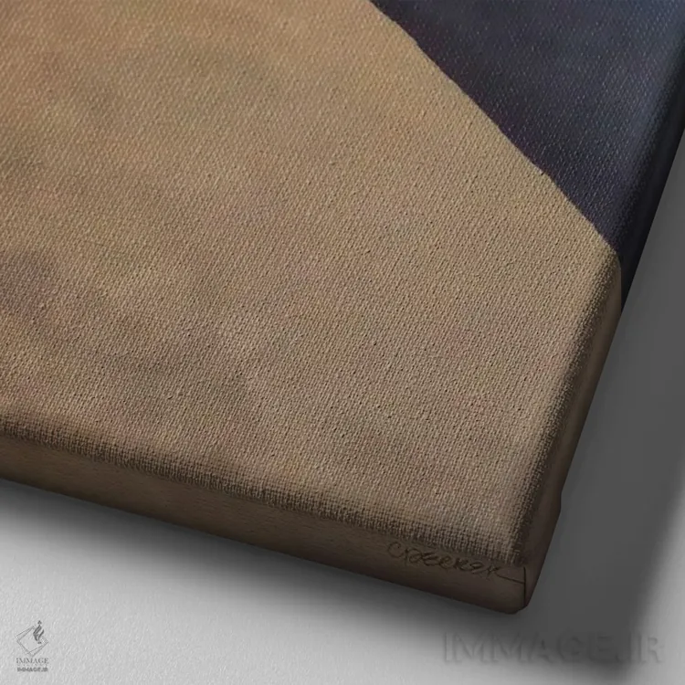 تابلو نه این خانه اثر سینتیا دکر - نمای نزدیک بافت بوم