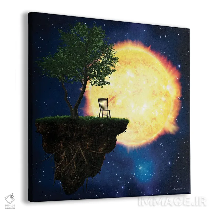 تابلو فاصلهٔ ایمن اثر سینتیا دکر - نمای پرسپکتیو محصول