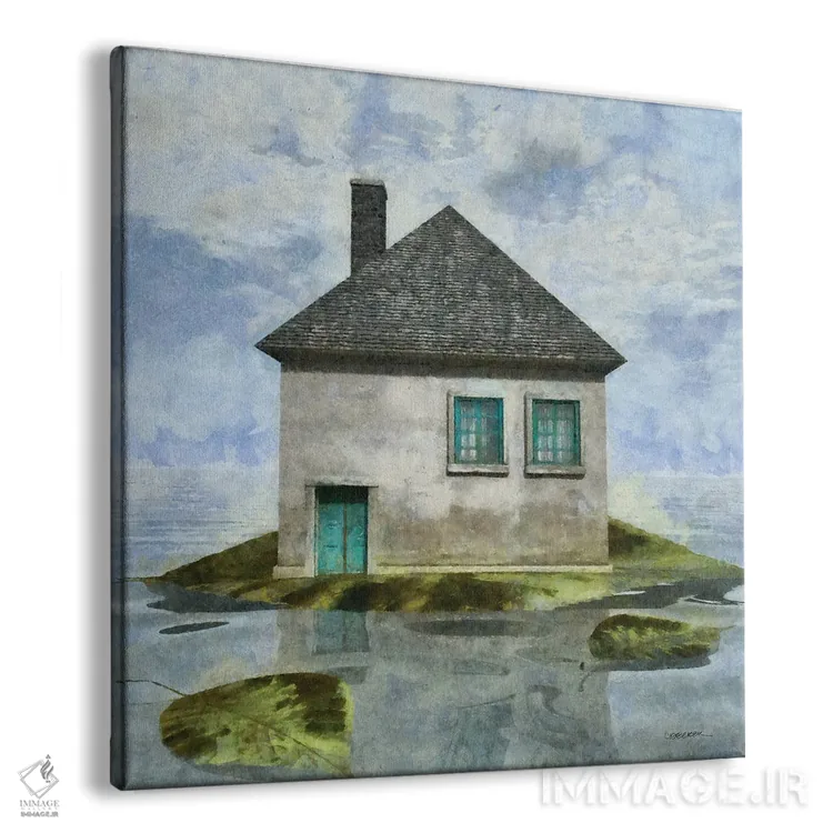 تابلو خانهٔ کوچک دو اثر سینتیا دکر - نمای پرسپکتیو محصول