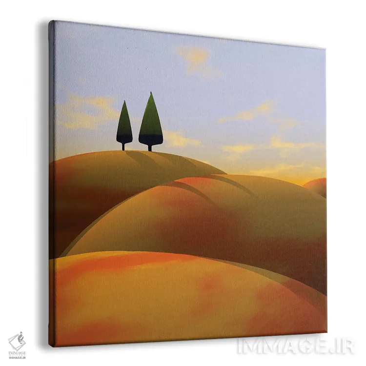 تابلو توسکانا یک اثر سینتیا دکر - نمای پرسپکتیو محصول