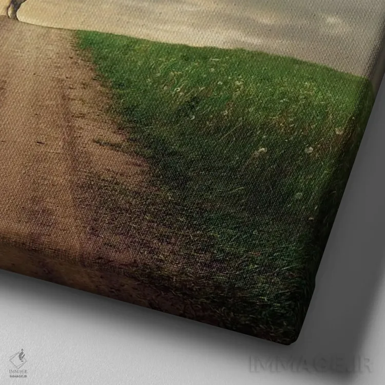 تابلو ادیسه اثر سینتیا دکر - نمای نزدیک بافت بوم