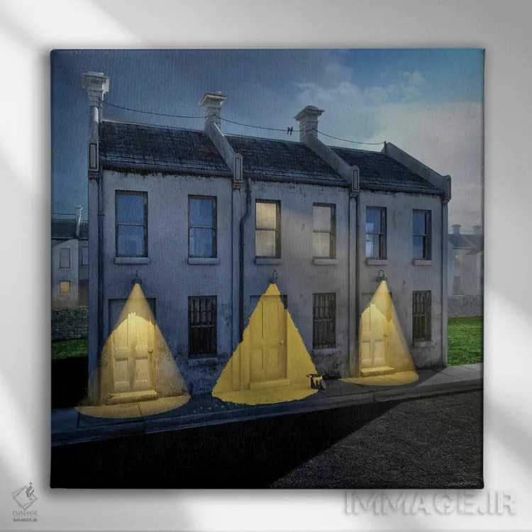 تابلو تظاهر کن تا موفق شوی اثر سینتیا دکر - نمای روبهرو روی دیوار