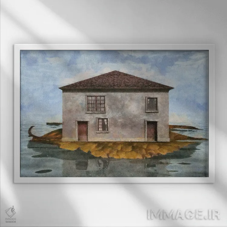 تابلو خانهٔ کوچک چهار اثر سینتیا دکر - نمای قابدار سفید