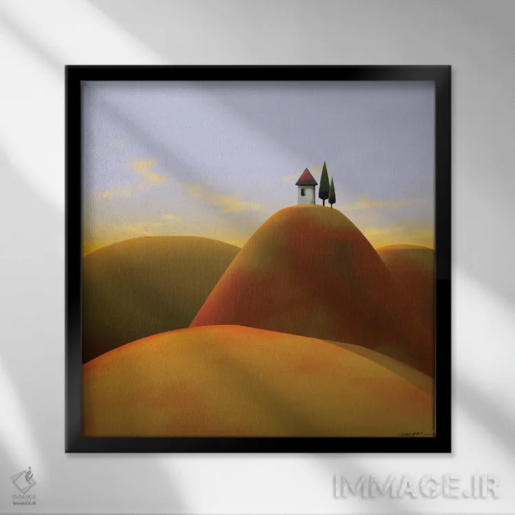 تابلو توسکانا دو اثر سینتیا دکر - نمای قابدار مشکی