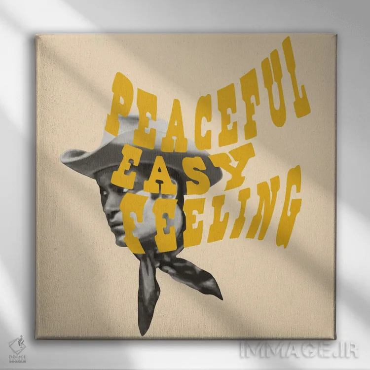 تابلو احساس آرام و آسوده اثر کروموآی - نمای روبهرو روی دیوار