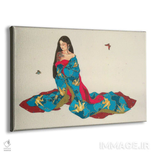 تابلو رازآلودگی اژدها اثر کارولین آر یانگ - نمای پرسپکتیو محصول