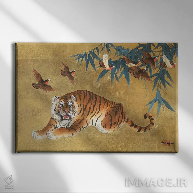 تابلو پرواز اثر کارولین آر یانگ - نمای روبهرو روی دیوار