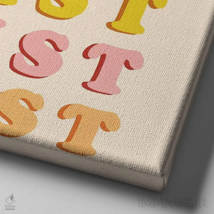 تابلو پایداری کن اثر کروموآی - نمای نزدیک بافت بوم