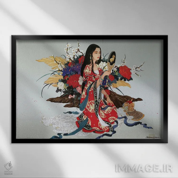 تابلو شجاعت و وفاداری اثر کارولین آر یانگ - نمای قابدار مشکی