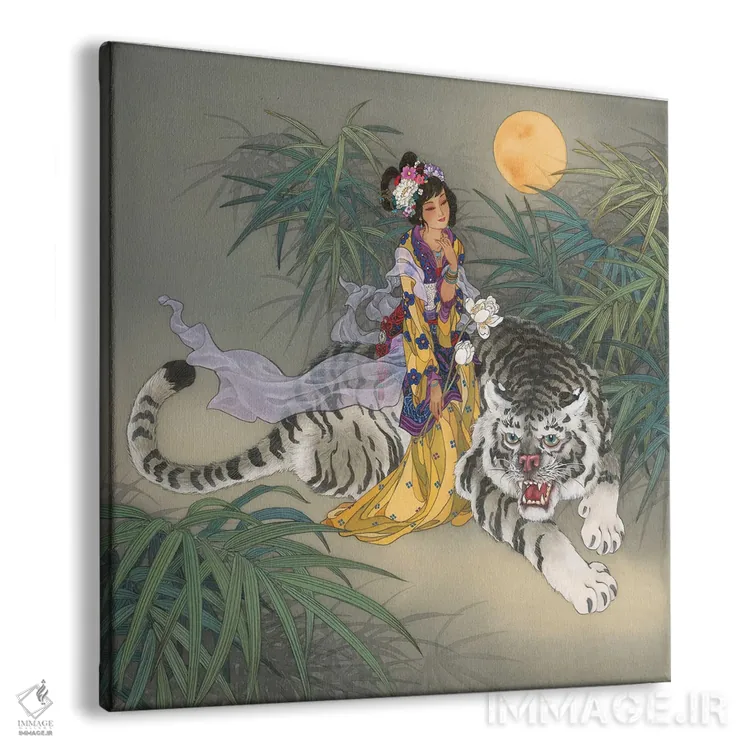 تابلو میائو شان (بودای رحمت) اثر کارولین آر یانگ - نمای پرسپکتیو محصول