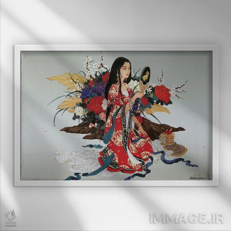 تابلو شجاعت و وفاداری اثر کارولین آر یانگ - نمای قابدار سفید