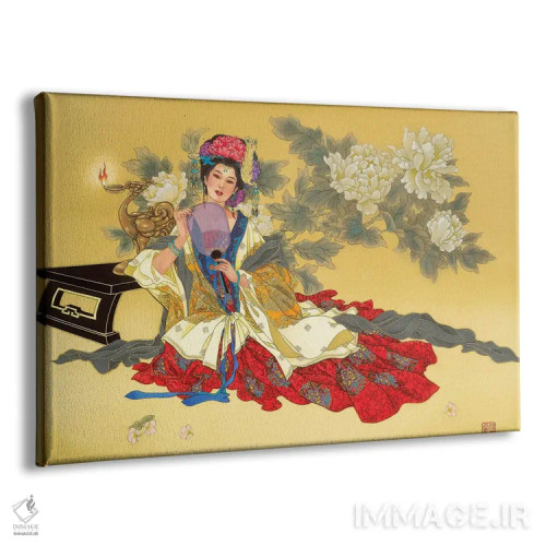 تابلو بانوی عشوهگر اثر کارولین آر یانگ - نمای پرسپکتیو محصول