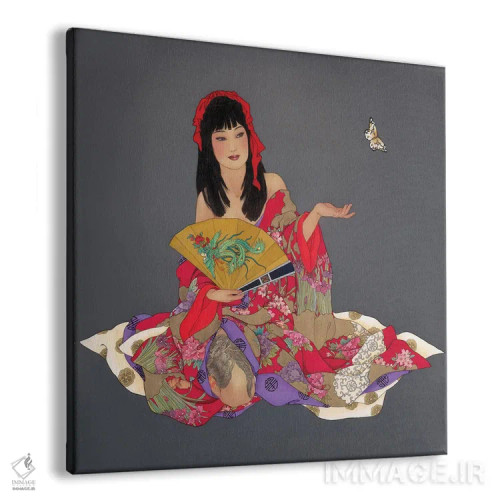 تابلو ققنوس برمیخیزد اثر کارولین آر یانگ - نمای پرسپکتیو محصول